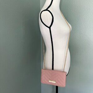 New Bebe Collection Mini Sophia Crossbody Dark Blush Purse Shoulder Bag